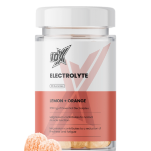 10X Athletic Electrolyte Gummies 60Softgels Lemon + Orange