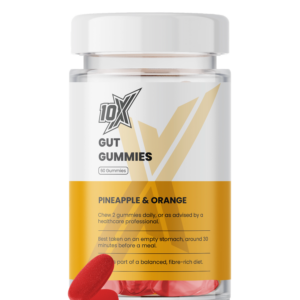 10X Athletic Gut Gummies 60Softgels Pineapple + Orange