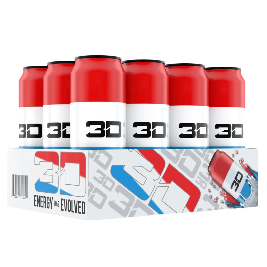 3D Energy Drink 12x473ml Liberty Pop