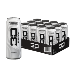 3D Energy Drink 12x473ml (Strawberry Lemonade) - Image 1