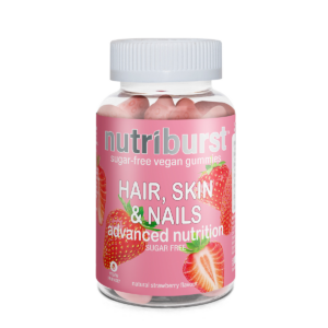 Nutriburst Hair, Skin & Nails 60 Gummies Strawberry - Image 1