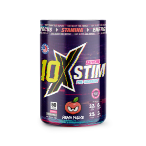 10X Athletic STIM 600g Peach Purge - Image 1