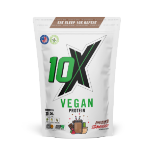 10X Athletic Vegan Protein 540g Chocolate Strawberry - Image 1