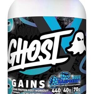 Ghost Clear Gains Protein 1230g Blue Raspberry - Image 1