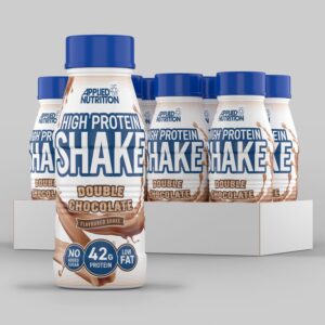 Applied Nutrition High Protein Shake 8x500ml Double Chocolate - Image 1