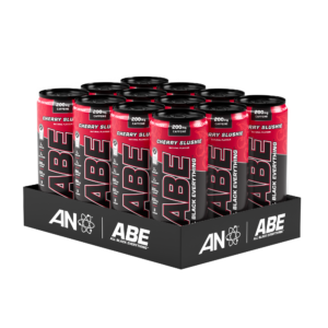 Applied Nutrition ABE (All Black Everything) Carbonated Can 12x330ml Cherry Slushie - Image 1