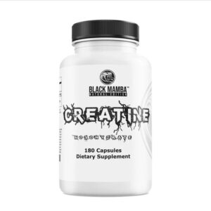Black Mamba Creatine Capsules 180 Caps - Image 1