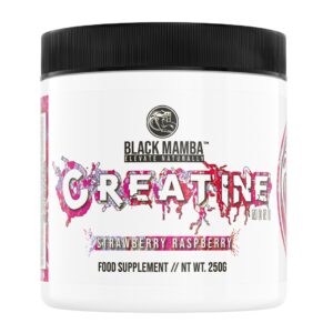 Black Mamba Flavoured Creatine 250g Strawberry Raspberry - Image 1