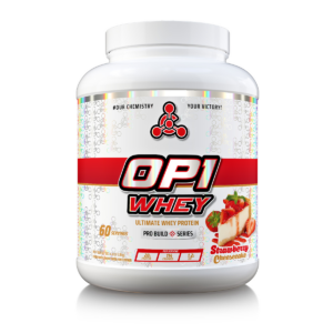 Chemical Warfare OP1 Whey 1.8kg Strawberry Cheesecake - Image 1