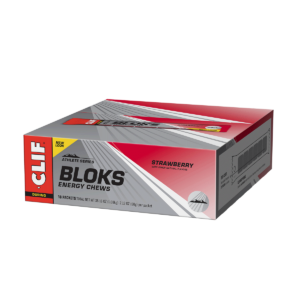CLIF Bloks Energy Chews 18x60g Strawberry - Image 1