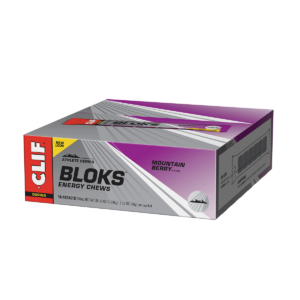 CLIF Bloks Energy Chews 18x60g Mountain Berry - Image 1