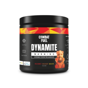 Combat Fuel Dynamite Pre-Workout 350g Gummy Hixxy Bear - Image 1
