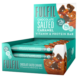 Fulfil Nutrition Vitamin & Protein Bar 15x55g Chocolate Salted Caramel - Image 1