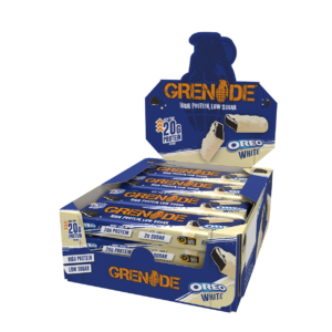 Grenade Protein Bar 12x60g Oreo White - Image 1