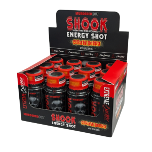 Murdered Out Shook Energy Shot 12x60ml Pineapple - Image 1