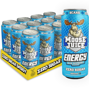 Muscle Moose Moose Juice 12x440ml Blue Raspberry - Image 1