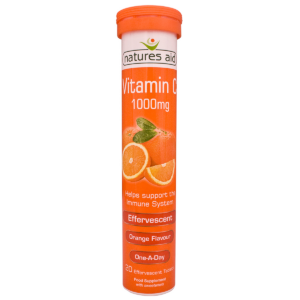 Natures Aid Vitamin C 1000mg Effervescent 20 Tabs - Image 1