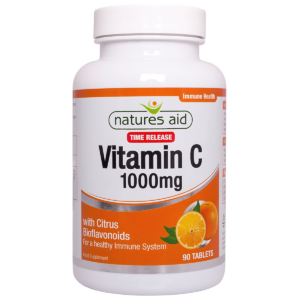 Natures Aid Vitamin C 1000mg Time Release 90 Tabs - Image 1