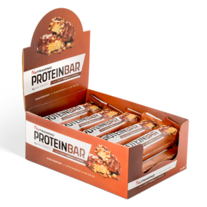 Nutramino Protein Bar 12x55g Crispy Vanilla Caramel - Image 1