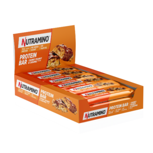 Nutramino Protein Bar 12x55g Chunky Peanut Caramel - Image 1