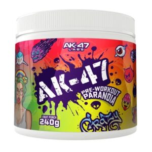 AK-47 Labs Pre-Workout Paranoia 240g Fruit Punch - Image 1