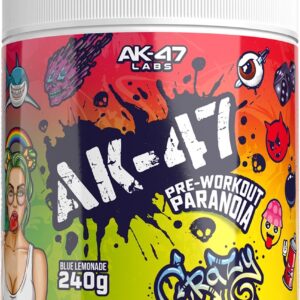 AK-47 Labs Pre-Workout Paranoia 240g Blue Lemonade - Image 1