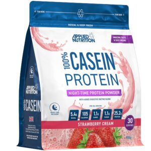 Applied Nutrition Casein 900g Strawberry & Cream - Image 1