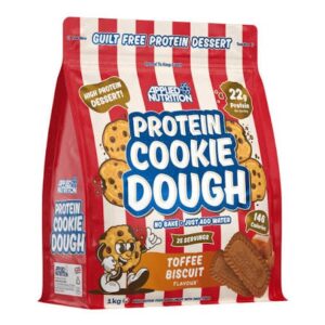 Applied Nutrition Protein Cookie Dough 1kg Toffee Biscuit - Image 1