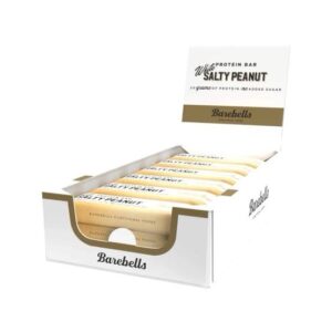 Barebells Protein Bar 12x55g White Chocolate Salty Peanut - Image 1