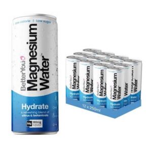 BetterYou Magnesium Water Hydrate 12x250ml Citrus & Botanicals - Image 1