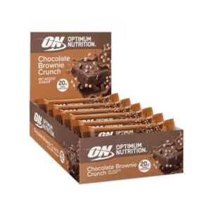 Optimum Nutrition Crunch Bar 10x65g Choc Brownie - Image 1
