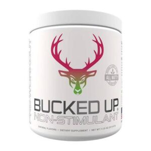 Bucked Up Non-Stimulant 327g Raspberry Lime Ricky - Image 1