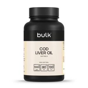 Bulk Cod Liver Oil 1000mg 90 Softgels - Image 1