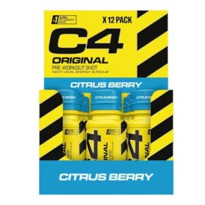 Cellucor C4 Energy Shot 12x60ml Citrus Berry - Image 1