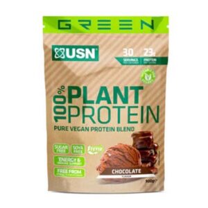 USN 100% Plant Protein 900g Chocolate - Image 1