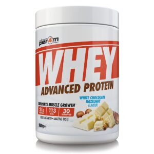 Per4m Advanced Whey Protein 900g White Chocolate Hazelnut - Image 1