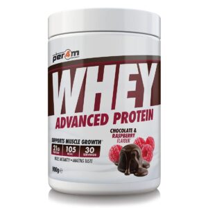Per4m Advanced Whey Protein 900g Chocolate & Raspberry - Image 1