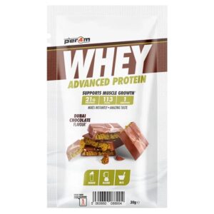 Per4m Advanced Whey Protein Sachet 30g Dubai Chocolate - Image 1