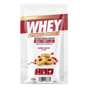 Per4m Advanced Whey Protein Sachet 30g Jammy Biscuit - Image 1