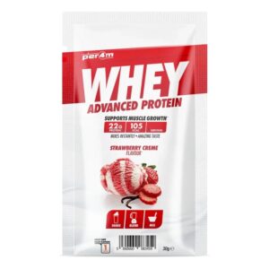 Per4m Advanced Whey Protein Sachet 30g Strawberry - Image 1