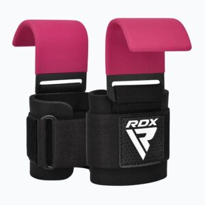 RDX Gym Hook Strap Plus Pink - Image 1