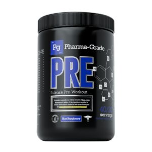 Pharma Grade PRE 380g Blue Raz - Image 1