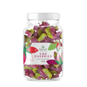 Supreme CBD CBD Gummies Large Tub (3200mg) 500g Cherries - Image 1