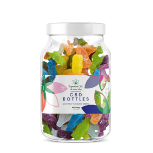 Supreme CBD Super Strength CBD Gummies Large Tub (4800mg) 500g Bottles/Multi Fruit - Image 1
