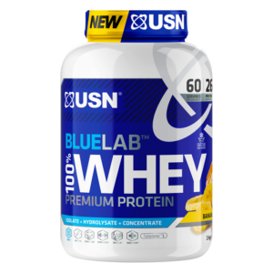 USN Blue Lab Whey 2kg Banana - Image 1