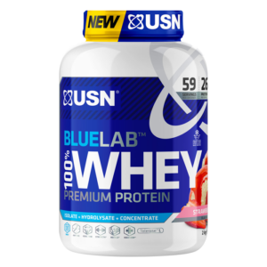 USN Blue Lab Whey 2kg Strawberry - Image 1