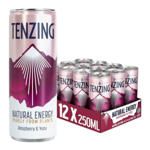 TENZING Natural Energy 12x250ml Raspberry & Yuzu - Image 1