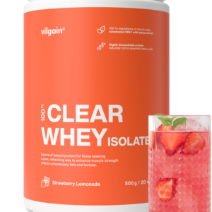Vilgain Clear Whey Isolate 500g Strawberry Lemonade - Image 1