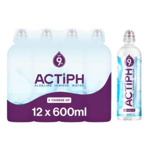 Actiph Alkaline Ionised Water 12x600ml - Image 1